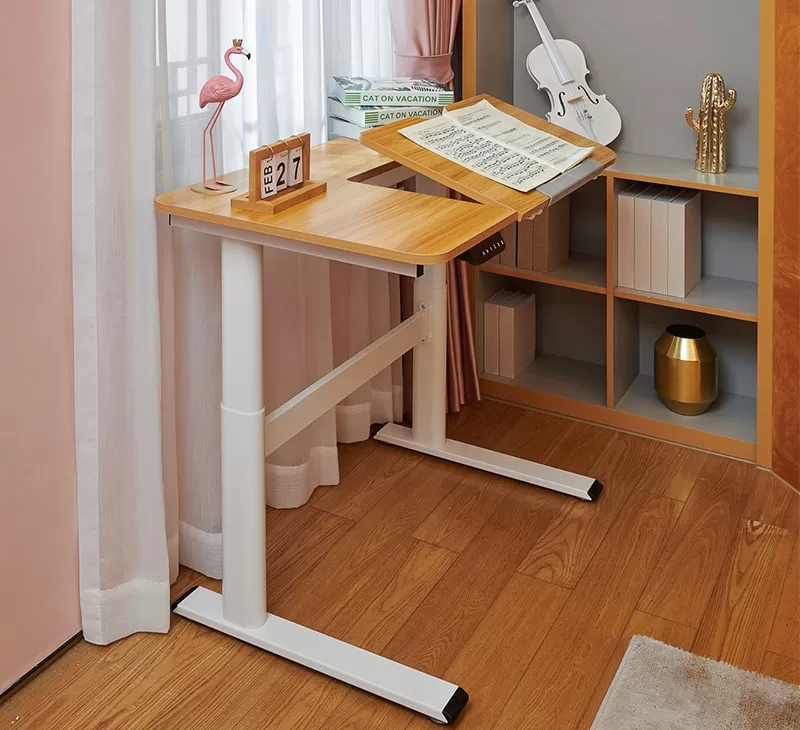 Dual-Motor Dual-Segmented Upright Study Desk