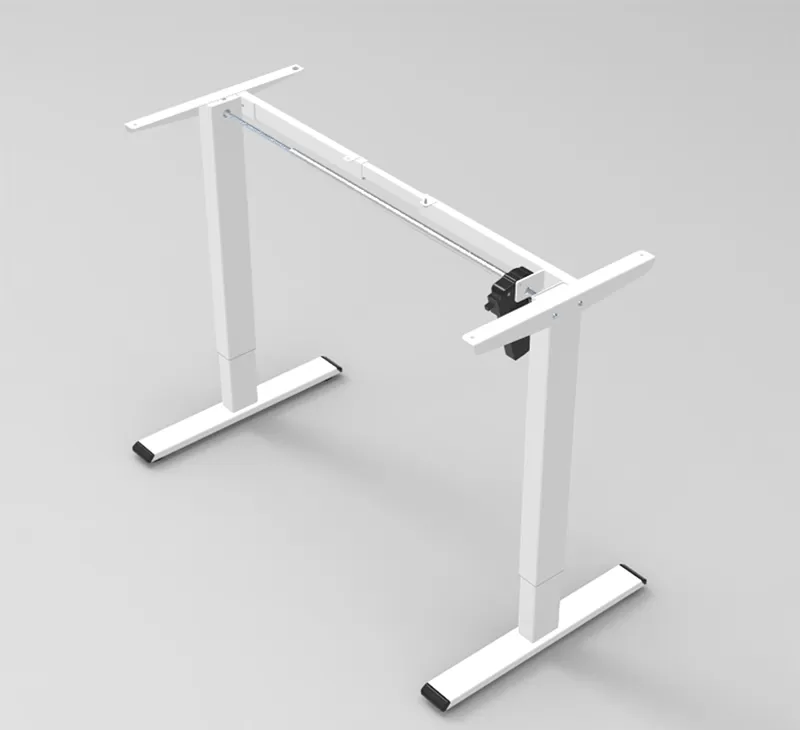 Single Motor Dual Column Electric Standing Desk Frame