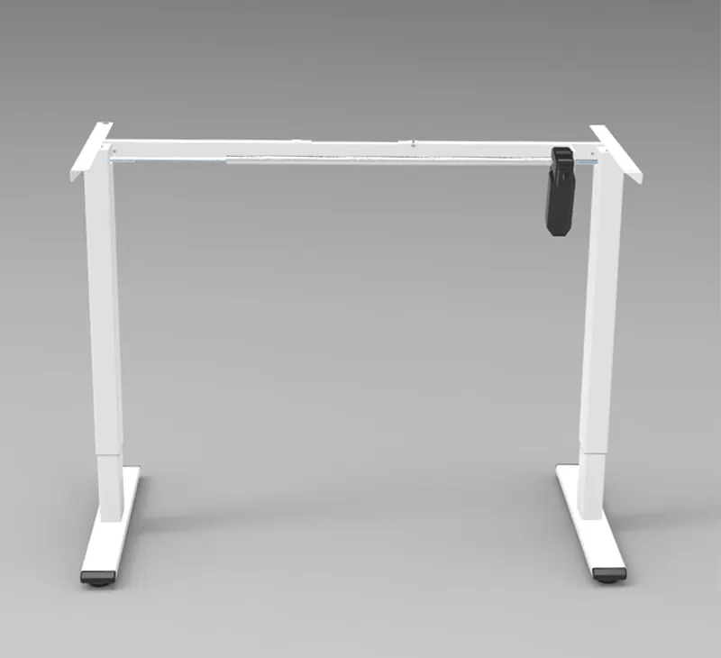 Single Motor Dual Column Electric Standing Desk Frame