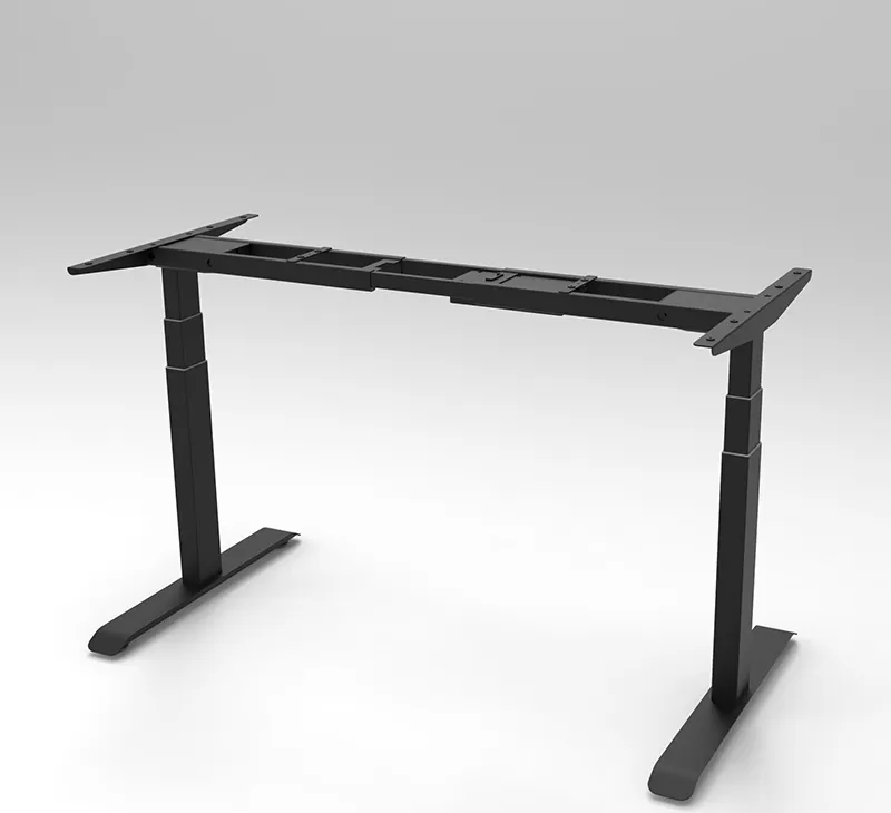 Dual Motor Three Column Electric Standing Desk Frame