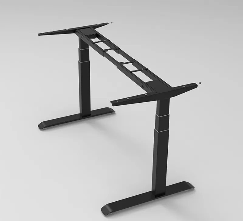 Dual Motor Three Column Electric Standing Desk Frame