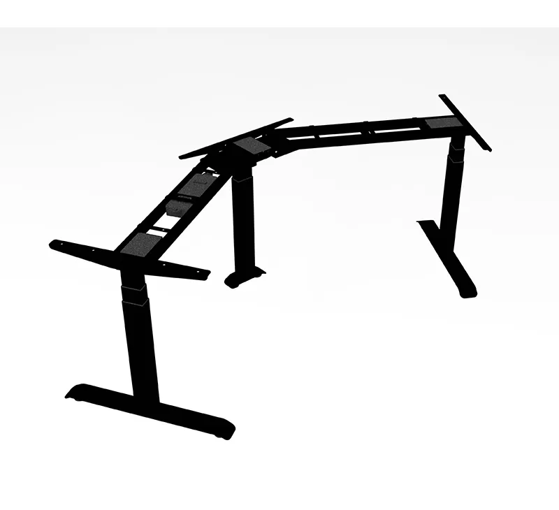 Triple-Motor Three-Stage Upright Electric Standing Desk Frame