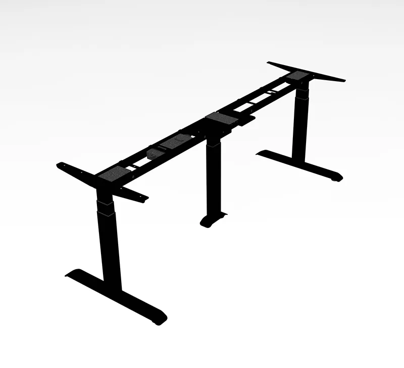 Triple-Motor Three-Stage Upright Electric Standing Desk Frame